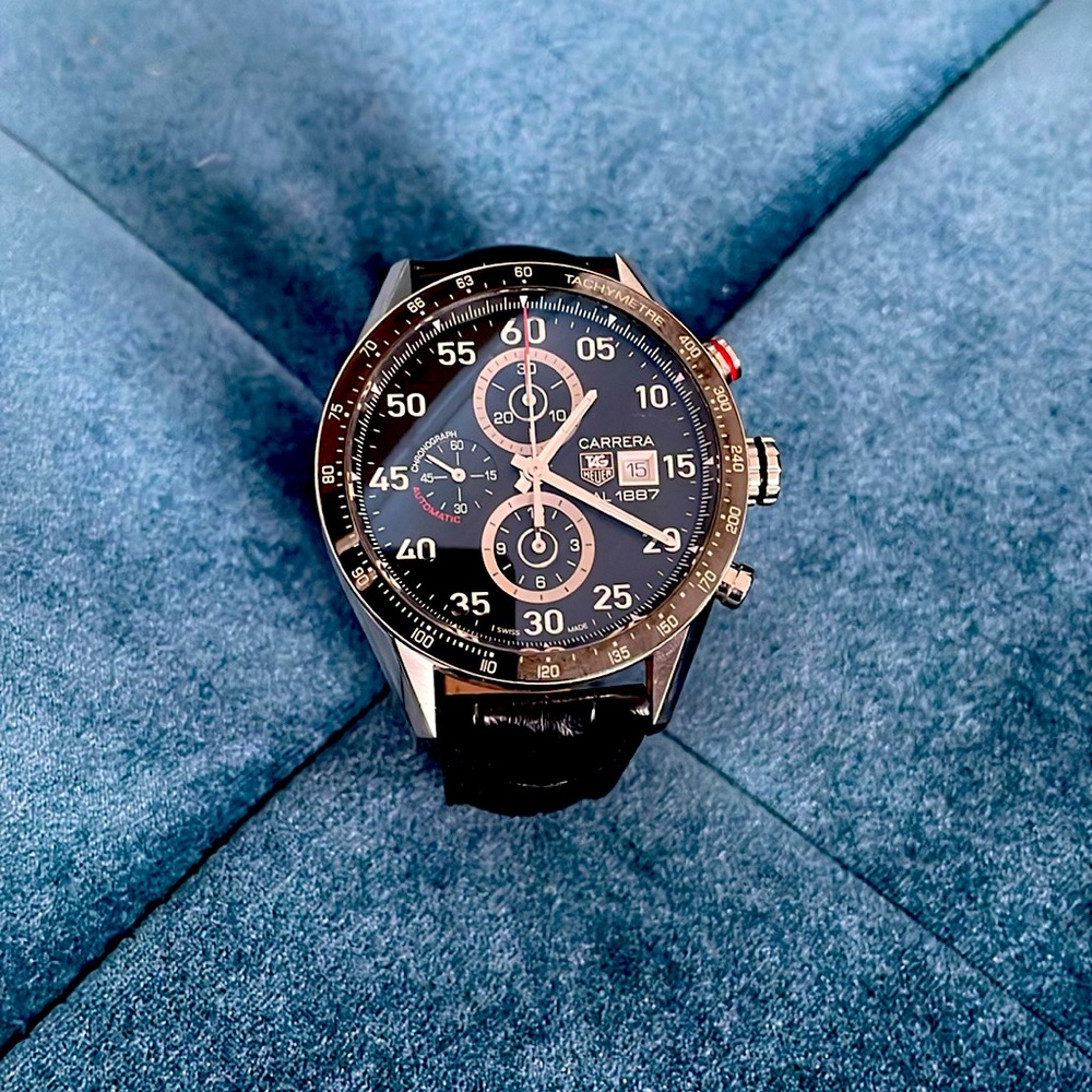 Tag Carrera. Fully serviced with new strap from Tag. Perfect condition. - Picture 1 of 4